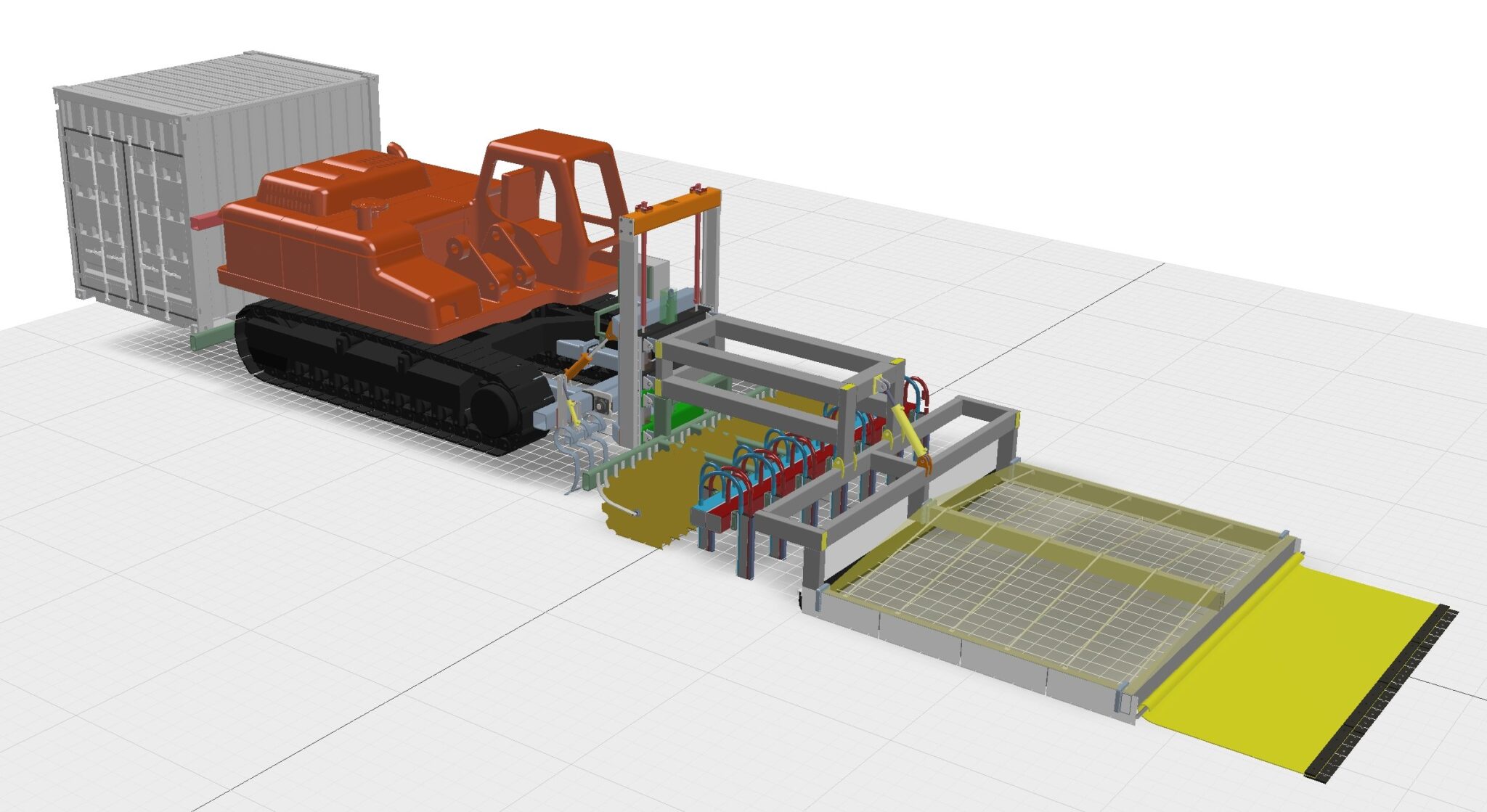 Building of the soilprep400 automatic soil steamer SoilSteam International