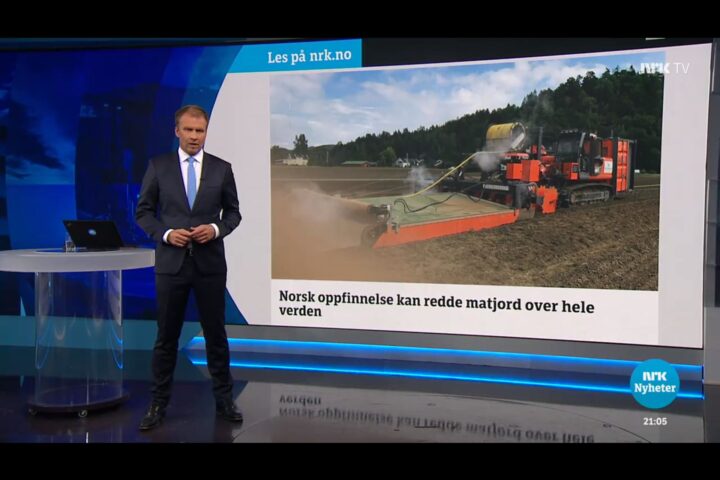 NRK with article about SSI will save the soil in the world..